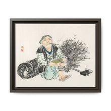 Smoking farmer with branches by Kōno Bairei (1844-1895) - NOMADEN ART GALLERY