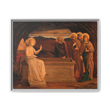 The women at the grave of Christ: anangel tells them that he is risen. Colour lithograph by M. and N. Hanhart after J.E. Goodall after Fra Angelico. - NOMADEN ART GALLERY