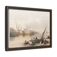 View on the Nile ferry to Gizeh illustration by David Roberts (1796–1864) - Decorative Wall Art