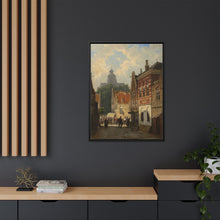 Dutch Street Scene (c. 1850–55) by Cornelis Springer
