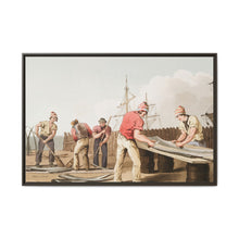 Illustration of whalebone scrapers from The Costume of Yorkshire (1814) by George Walker - NOMADEN ART GALLERY