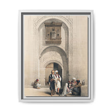 Modern mansion showing the arabesque architecture of Cairo illustration by David Roberts (1796–1864) - NOMADEN ART GALLERY