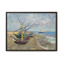 Vincent van Gogh's Fishing Boats on the Beach at Saintes-Maries (1888) - NOMADEN ART GALLERY