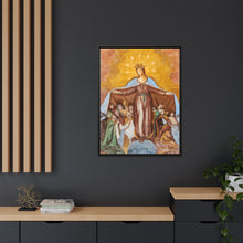 Fresco of Virgin-of-Mercy on the northern wall of the subsidiary church Saint Anna in Saager