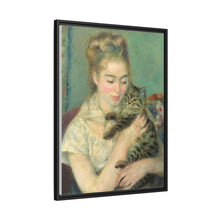 La mujer con el gato de Pierre-Auguste Renoir (c. 1875)