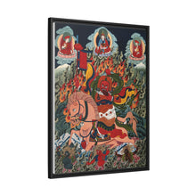 Tse Mara , a form of Dharmapala (protector of teachings), guardian of the Samye Monastery. Gouache painting by a Tibetan artist