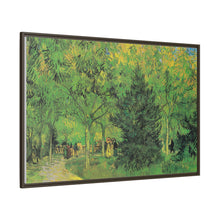 Vincent van Gogh's Path in the Park of Arles with Walkers (1888) - NOMADEN ART GALLERY
