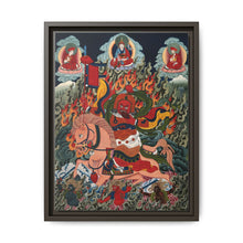 Tse Mara , a form of Dharmapala (protector of teachings), guardian of the Samye Monastery. Gouache painting by a Tibetan artist - NOMADEN ART GALLERY