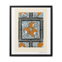 Flower pochoir pattern in Art Nouveau oriental style. Original from our own 1914 edition of Samarkande - NOMADEN ART GALLERY
