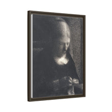 The Artist’s Mother Doing Embroidery (ca. 1882–1883) by Georges Seurat.