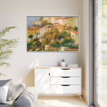 Casas en una colina (Groupe de maisons sur un coteau) de Pierre Auguste Renoir 