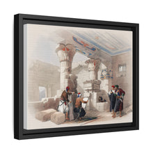 Deir el Medina (Dayr al Madinah) is an ancient Egyptian village which was home to the artisans who worked on the tombs in the Valley of the Kings illustration by David Roberts