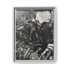 The charge, right detail, second state (1918) print in high resolution by George Wesley Bellows - NOMADEN ART GALLERY