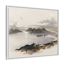 Wady Dabod (Wadi Dabod) Nubia illustration by David Roberts (1796–1864)