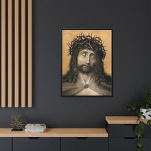 Christ as the Man of Sorrows. Colour lithograph by N.J. Strixner, 1818, after Q. Matsys.