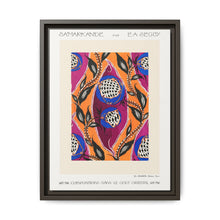 Flower pochoir pattern in Art Nouveau oriental style - NOMADEN ART GALLERY