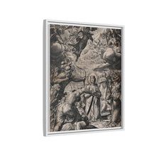 The martyrdom of Saint Ursula. Engraving by J. Sadeler after P. de Witte