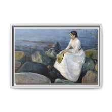Summer night, Inger on the beach (1889) by Edvard Munch - NOMADEN ART GALLERY