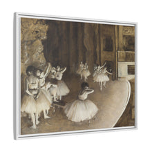 Ballet Rehearsal on Stage (1874) by Edgar Degas