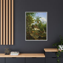 Landschap in Nederlands-Indie (1858 - 1900) by Maurits E H R van den Kerkhoff.