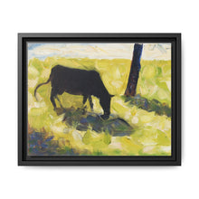 Black Cow in a Meadow (ca. 1881) by Georges Seurat - NOMADEN ART GALLERY