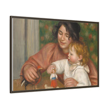 El niño con juguetes de Pierre-Auguste Renoir, Gabrielle y el hijo del artista, Jean (1895-1896) 