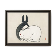 Black and white rabbits by Kōno Bairei (1844-1895) - NOMADEN ART GALLERY