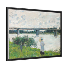 Claude Monet's The Promenade with the Railroad Bridge, Argenteuil (1874) - NOMADEN ART GALLERY