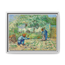 First Steps, after Millet (1890) by Vincent Van Gogh - Traditional Wall Art Print - NOMADEN ART GALLERY