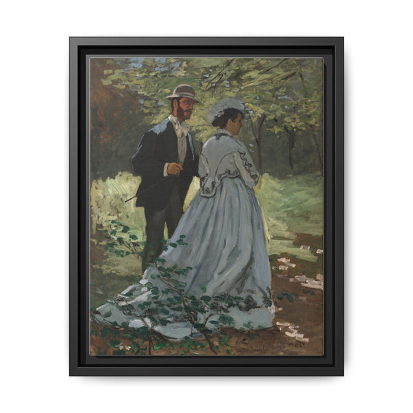 Claude Monet's Bazille and Camille (Study for "Déjeuner sur l'Herbe") (1865) - NOMADEN ART GALLERY