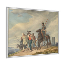 Three Armed Riders Escorting Prisoners near Reims (1825) by Peter von Hess