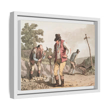 Illustration of stone breakers on the road from The Costume of Yorkshire (1814) by George Walker