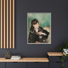 Retrato de Berthe Morisot con un abanico (1874) de Édouard Manet.