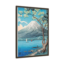 Impresión del monte Fuji desde el lago Yamanaka en alta resolución por Hiroaki Takahashi 