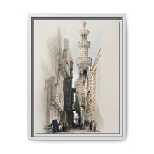The minaret of the Mosque The Rhamree illustration by David Roberts (1796–1864). - NOMADEN ART GALLERY