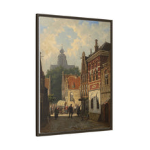 Dutch Street Scene (c. 1850–55) by Cornelis Springer