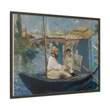 Monet en su barca (c. 1874) de Edouard Manet