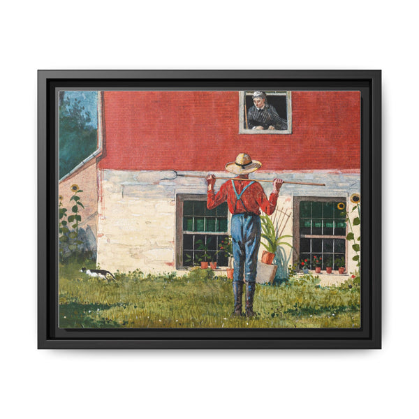 In the Garden (1874) by Winslow Homer - NOMADEN ART GALLERY