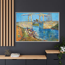 Vincent van Gogh's The Langlois Bridge at Arles with Women Washing (1888) - NOMADEN ART GALLERY