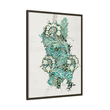 William Morris's Watercolour, woven fabric design: Anemone (1876) - NOMADEN ART GALLERY