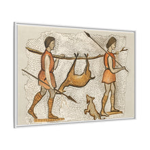 Hunter-Gatherer Mosaic: Vintage Encyclopaedia Art (1891)