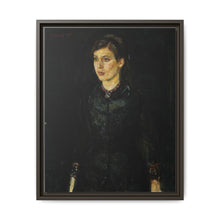 Inger in Black (1884) by Edvard Munch - NOMADEN ART GALLERY
