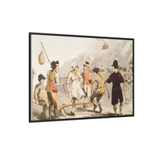 Illustration of the fool plough from The Costume of Yorkshire (1814) by George Walker