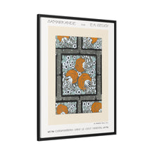 Patrón de pochoir de flores en estilo oriental Art Nouveau. Original de nuestra propia edición de 1914 de Samarkande.