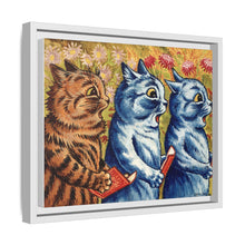 Three cats singing. Gouache by Louis Wain, 1925/1939