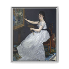 Porträt der Eva Gonzalés im Atelier Manets (1870) by Edouard Manet - NOMADEN ART GALLERY
