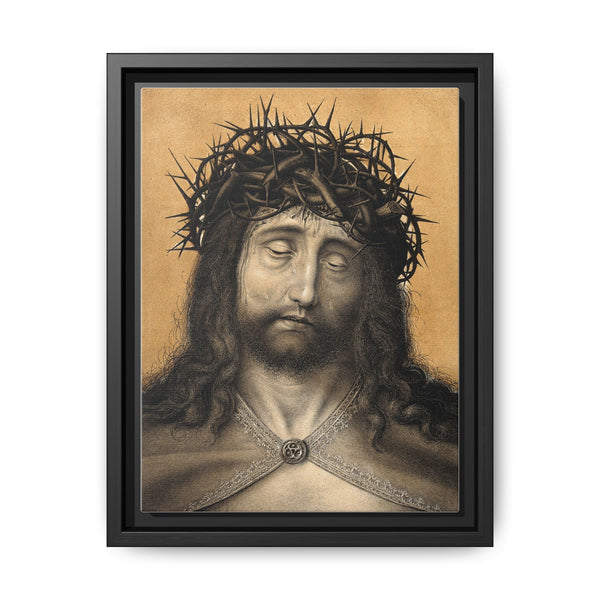 Christ as the Man of Sorrows. Colour lithograph by N.J. Strixner, 1818, after Q. Matsys. - NOMADEN ART GALLERY