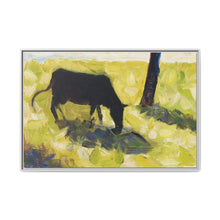 Black Cow in a Meadow (ca. 1881) by Georges Seurat - NOMADEN ART GALLERY