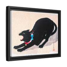 Black Cat Hissing 20th century print in high resolution by Hiroaki Takahashi