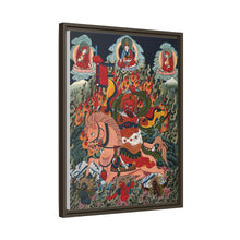 Tse Mara , a form of Dharmapala (protector of teachings), guardian of the Samye Monastery. Gouache painting by a Tibetan artist